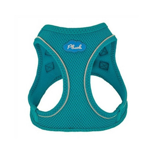 Plush Step In Air Mesh Vest Dog Harness — Horizon Blue