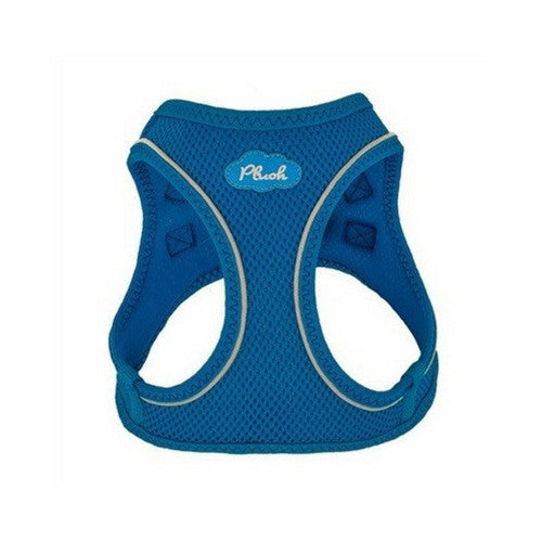 Plush Step In Air Mesh Vest Dog Harness — Lapis Blue