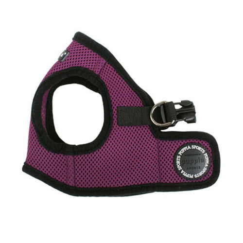 PUPPIA Soft Vest B Air Mesh Adjustable Dog Harness — Purple