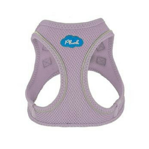 Plush Step In Air Mesh Vest Dog Harness — Lavender