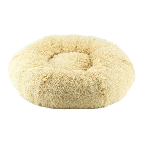 Susan Lanci Designs Plush Nesting Dog Bed — Shag Camel