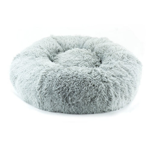 Susan Lanci Designs Plush Nesting Dog Bed — Shag Platinum