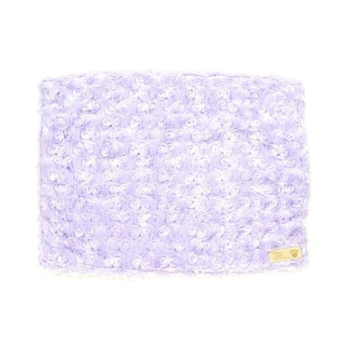 Susan Lanci Designs Plush Blanket — Curly Sue French Lavender