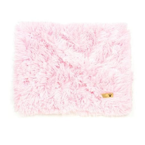 Susan Lanci Designs Plush Blanket — Shag Puppy Pink