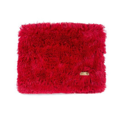 Susan Lanci Designs Plush Blanket — Shag Red