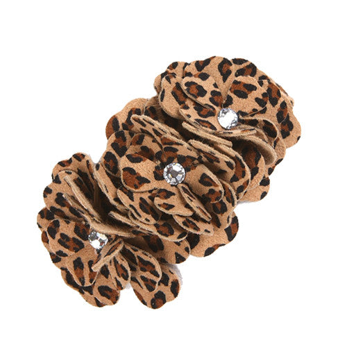 Susan Lanci Designs Tinkie's Garden Party Collar — Cheetah