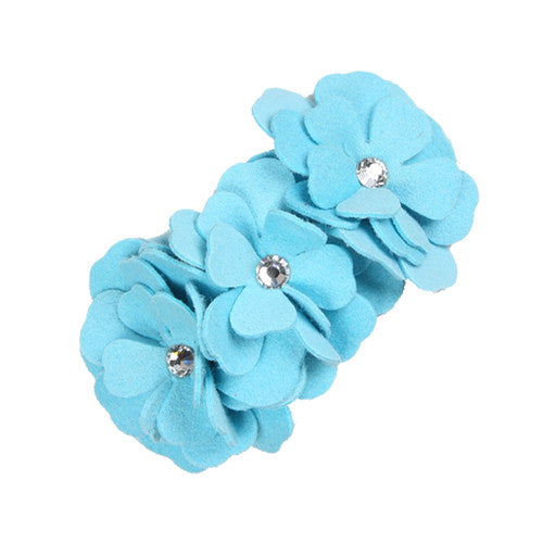 Susan Lanci Designs Tinkie's Garden Party Collar — Tiffi Blue