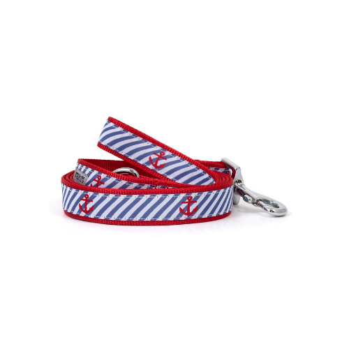 The Worthy Dog Anchor Ribbon Nylon Webbing Dog Collar