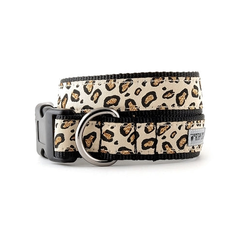 The Worthy Dog Cheetah Ribbon Nylon Webbing Dog Collar